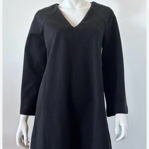 Pomander Place Tuckernuck, Bell Sleeve V Neck A Line Dress Black pockets Sz XXL